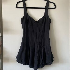 COTTON CANDY LA Black Sleeveless mini romper